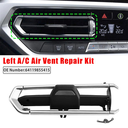 2022 BMW X3 X4 G01 G02 64119855415 Left A/C Air Vent Repair Kit