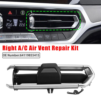 2022 BMW X3 X4 G01 G02 64119855415 Right A/C Air Vent Repair Kit