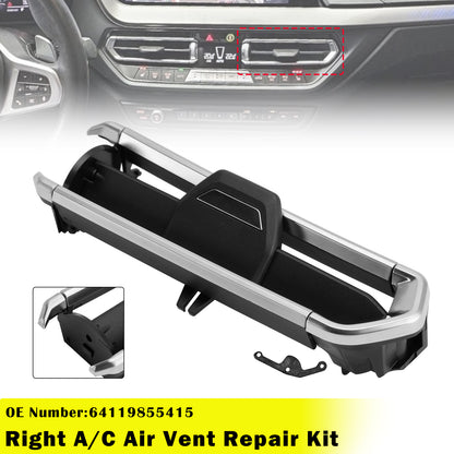 2022 BMW X3 X4 G01 G02 64119855415 Right A/C Air Vent Repair Kit