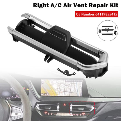 2022 BMW X3 X4 G01 G02 64119855415 Right A/C Air Vent Repair Kit