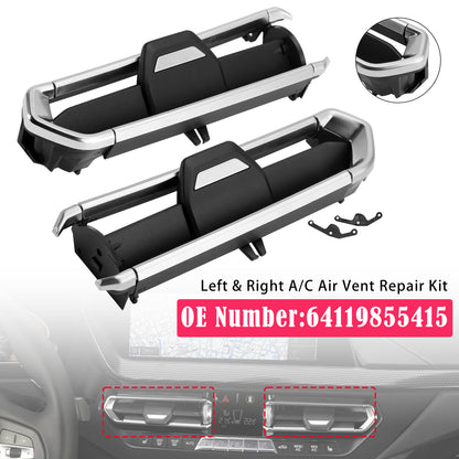 2020-2022 BMW 4 Series G26 64119855415 Left & Right A/C Air Vent Repair Kit