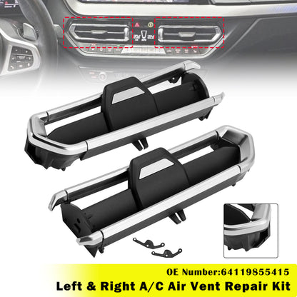 2020-2022 BMW 4 Series G26 64119855415 Left & Right A/C Air Vent Repair Kit