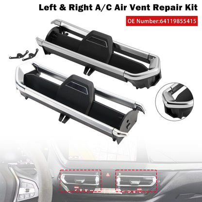 2020-2022 BMW 4 Series G26 64119855415 Left & Right A/C Air Vent Repair Kit