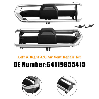 2020-2022 BMW 4 Series G26 64119855415 Left & Right A/C Air Vent Repair Kit