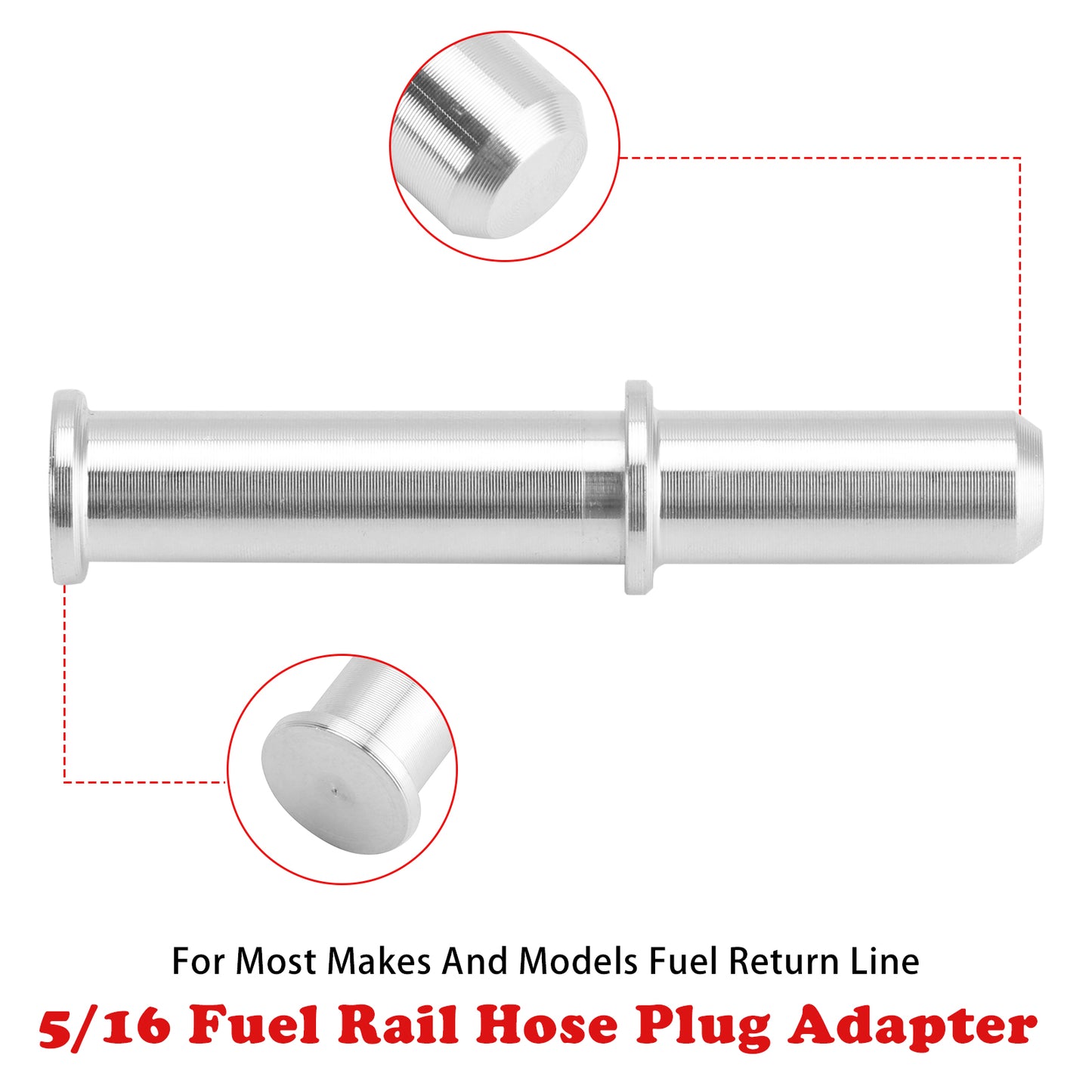 LS LS1 LS3 AN807-01A Quick Connect Male 5/16 Fuel Rail Hose Plug Adapter
