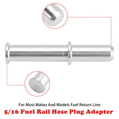 LS LS1 LS3 AN807-01A Quick Connect Male 5/16 Fuel Rail Hose Plug Adapter