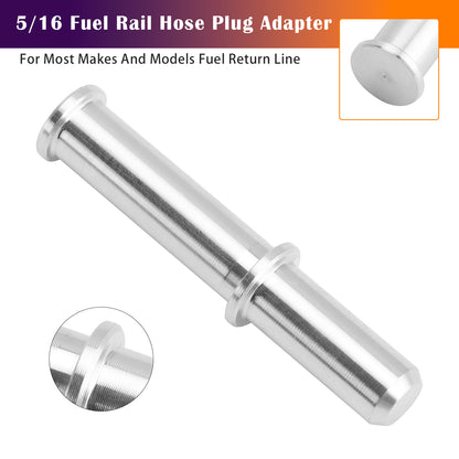 LS LS1 LS3 AN807-01A Quick Connect Male 5/16 Fuel Rail Hose Plug Adapter