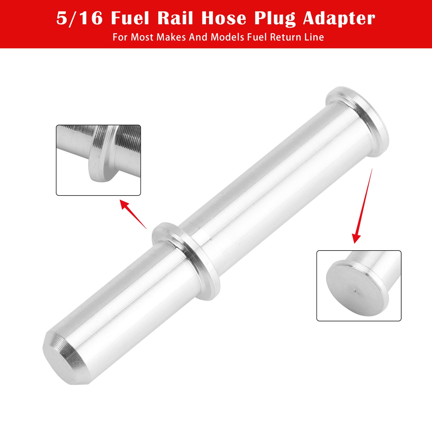 LS LS1 LS3 AN807-01A Quick Connect Male 5/16 Fuel Rail Hose Plug Adapter