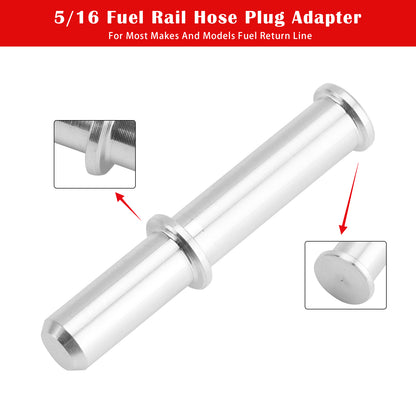 LS LS1 LS3 AN807-01A Quick Connect Male 5/16 Fuel Rail Hose Plug Adapter