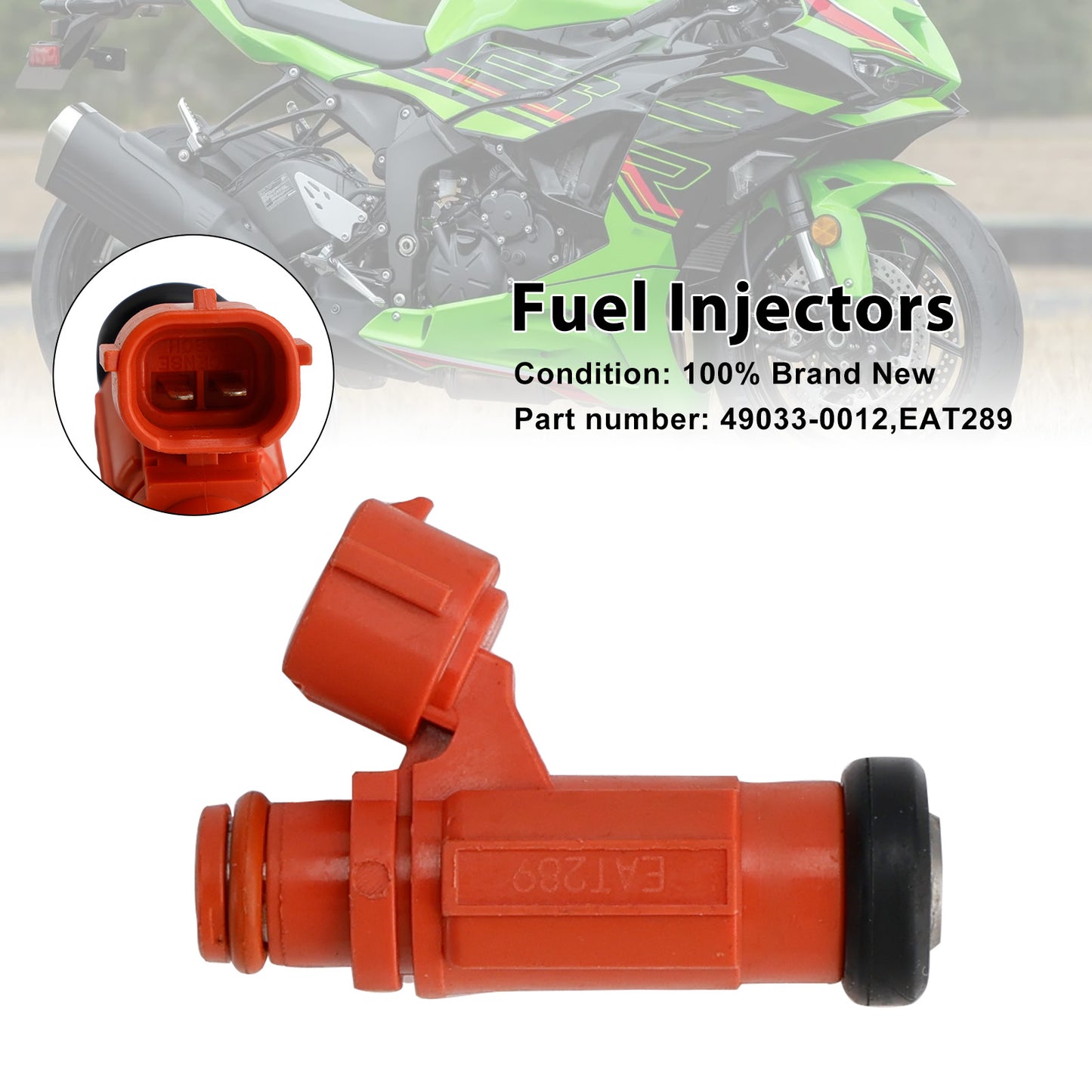 2012 Kawasaki Versys 1000 (European) (KLZ1000ACF) - Throttle 49033-0012 Fuel Injectors EAT289