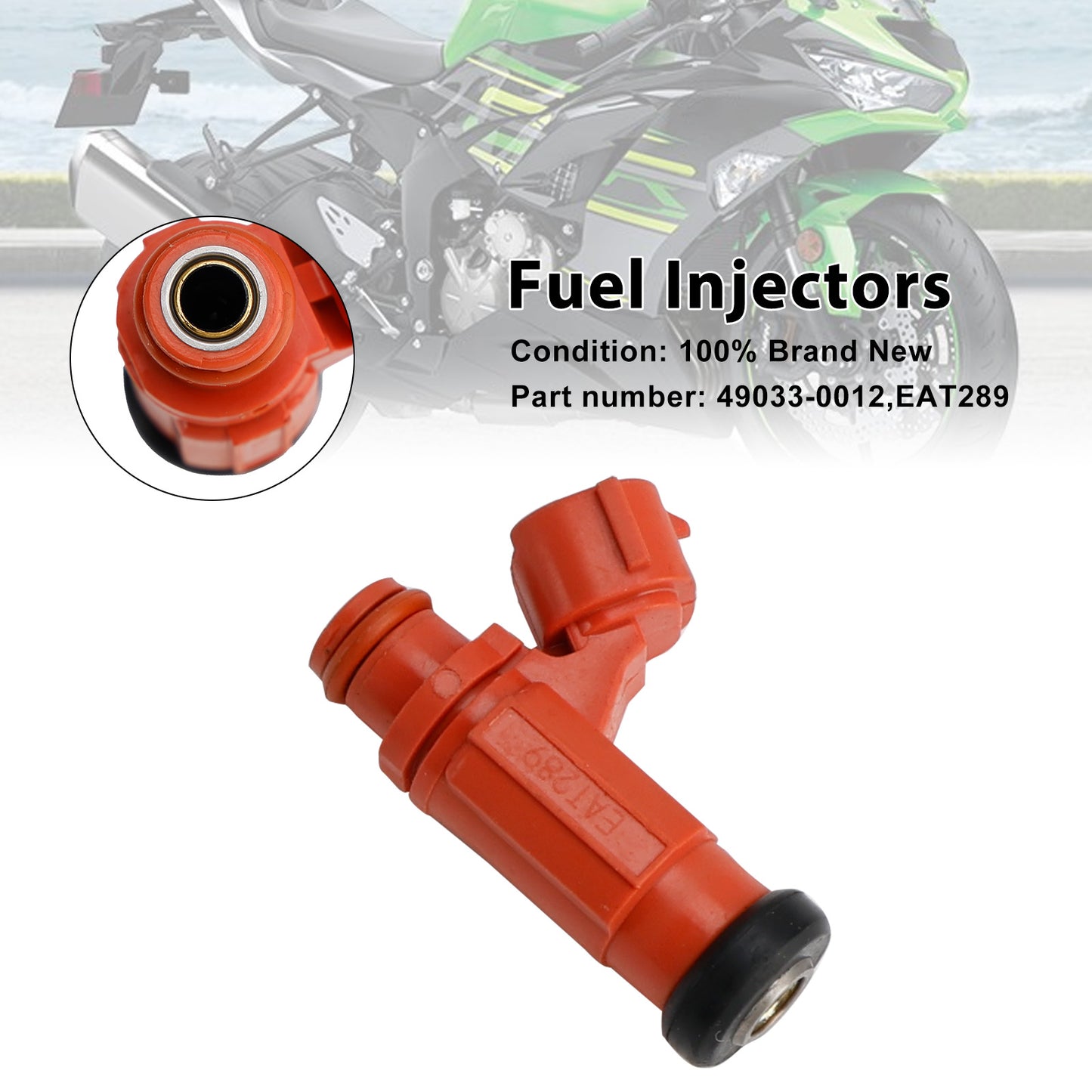 2012 Kawasaki Versys 1000 (European) (KLZ1000ACF) - Throttle 49033-0012 Fuel Injectors EAT289