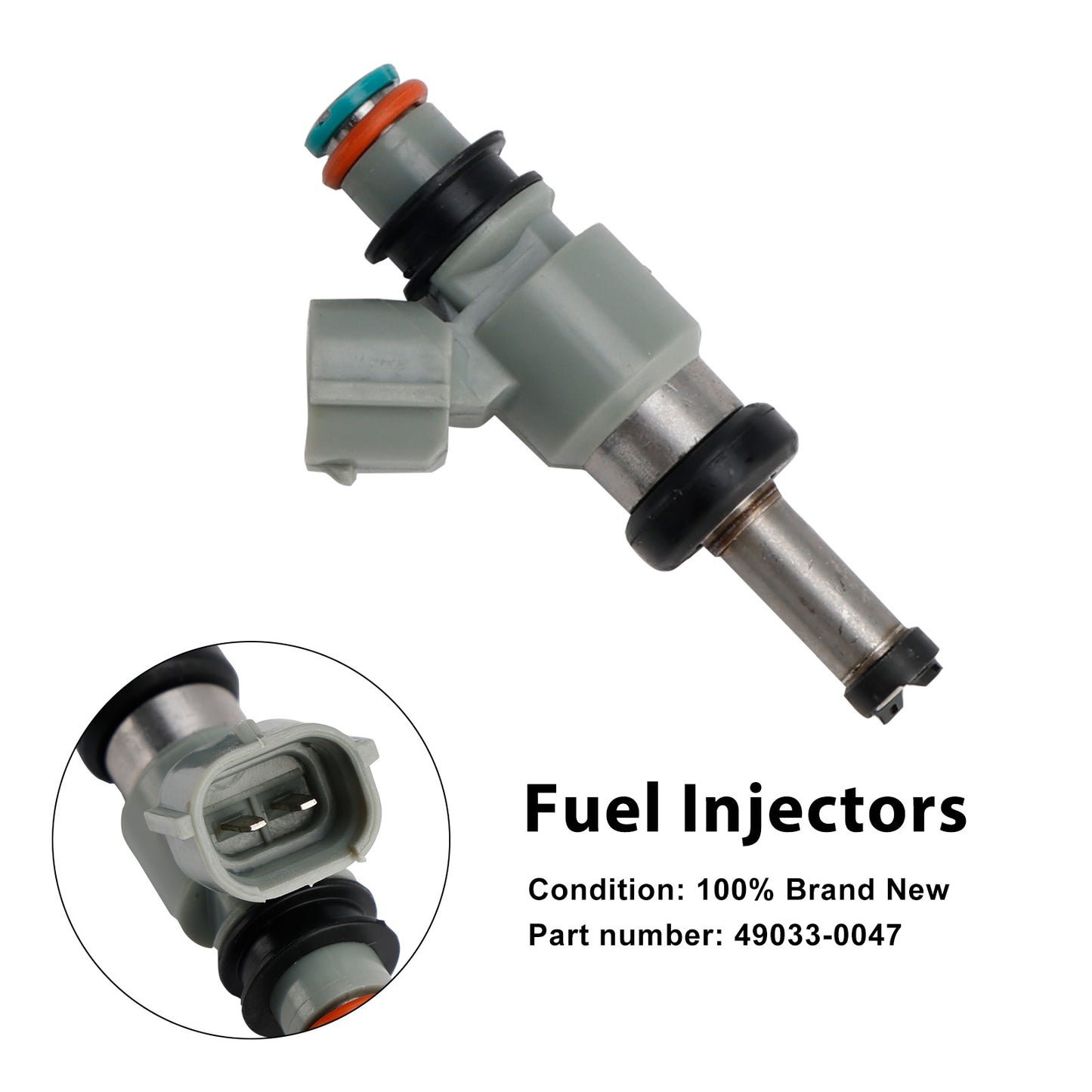 2018-2024 Kawasaki Ninja 400 (EX400) 49033-0047 Fuel Injectors