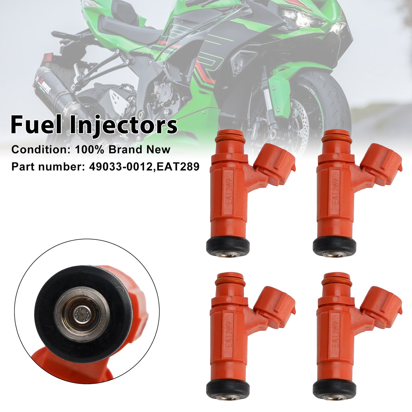 2011-2019 Kawasaki NINJA 1000 ZX1000 49033-0012 Fuel Injectors