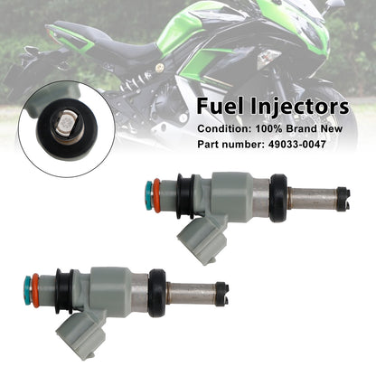 2024 Kawasaki Ninja 500 (EX500) 49033-0047 Fuel Injectors