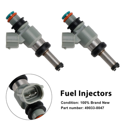 2024 Kawasaki Ninja 500 (EX500) 49033-0047 Fuel Injectors