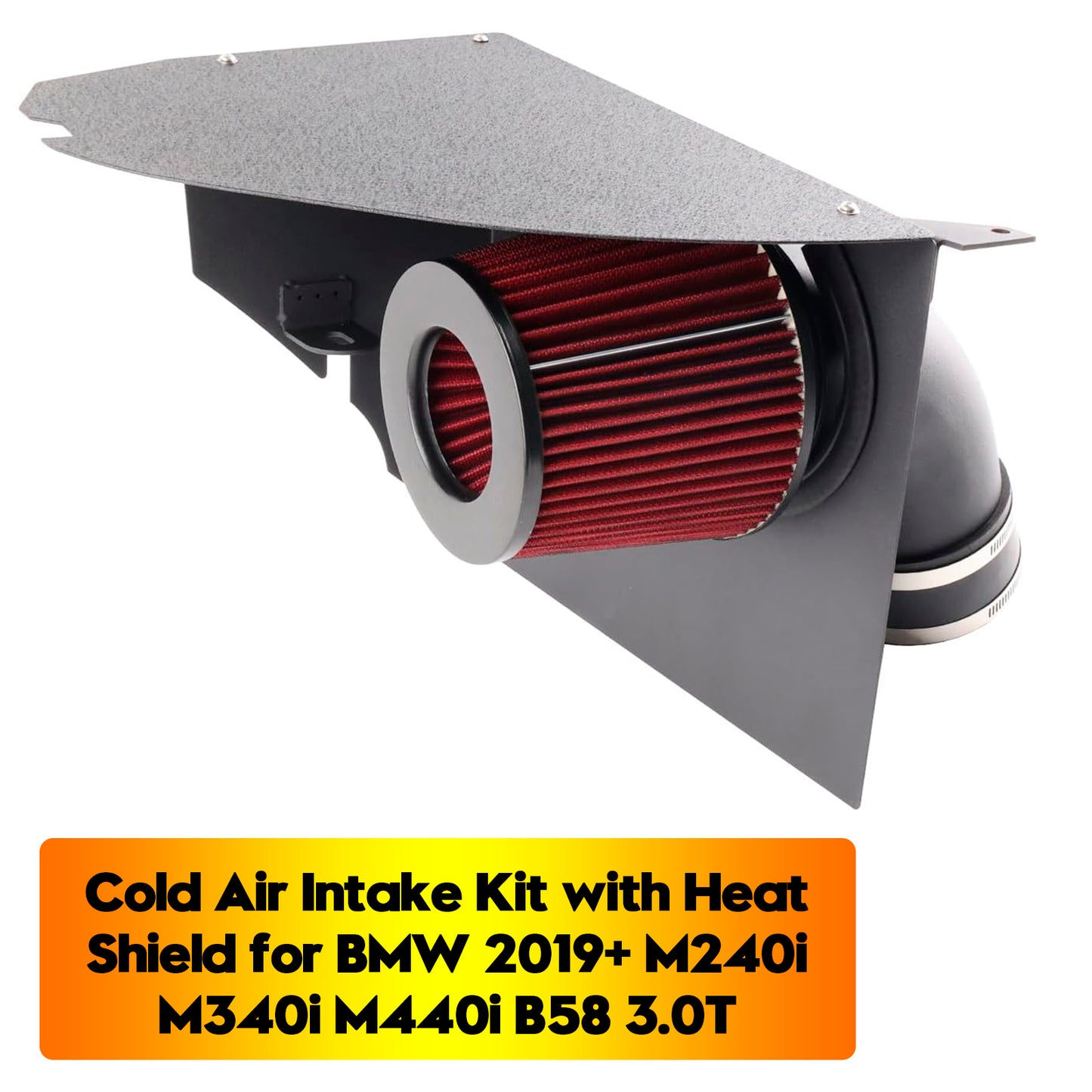 2019+ BMW M340i G20 G21 Cold Air Intake Kit with Heat Shield