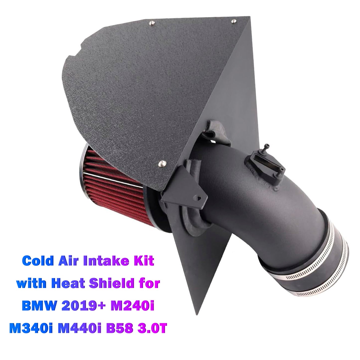 2019+ BMW M340i G20 G21 Cold Air Intake Kit with Heat Shield