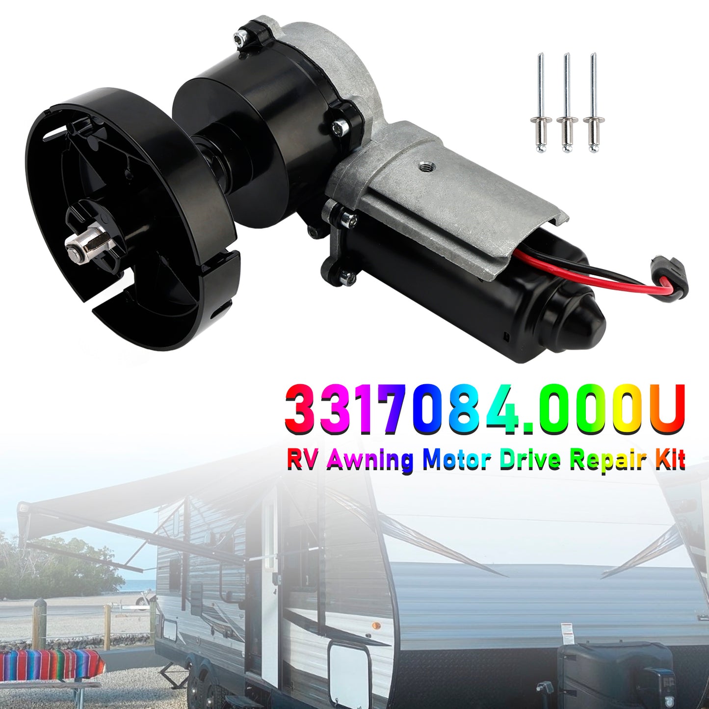 Dometic Awning Arm Hardware Kit 8962001.400U 8962002.400U 8962003.400U 8964012.400U 3317084.000U RV Awning Motor Drive Repair Kit Assembly