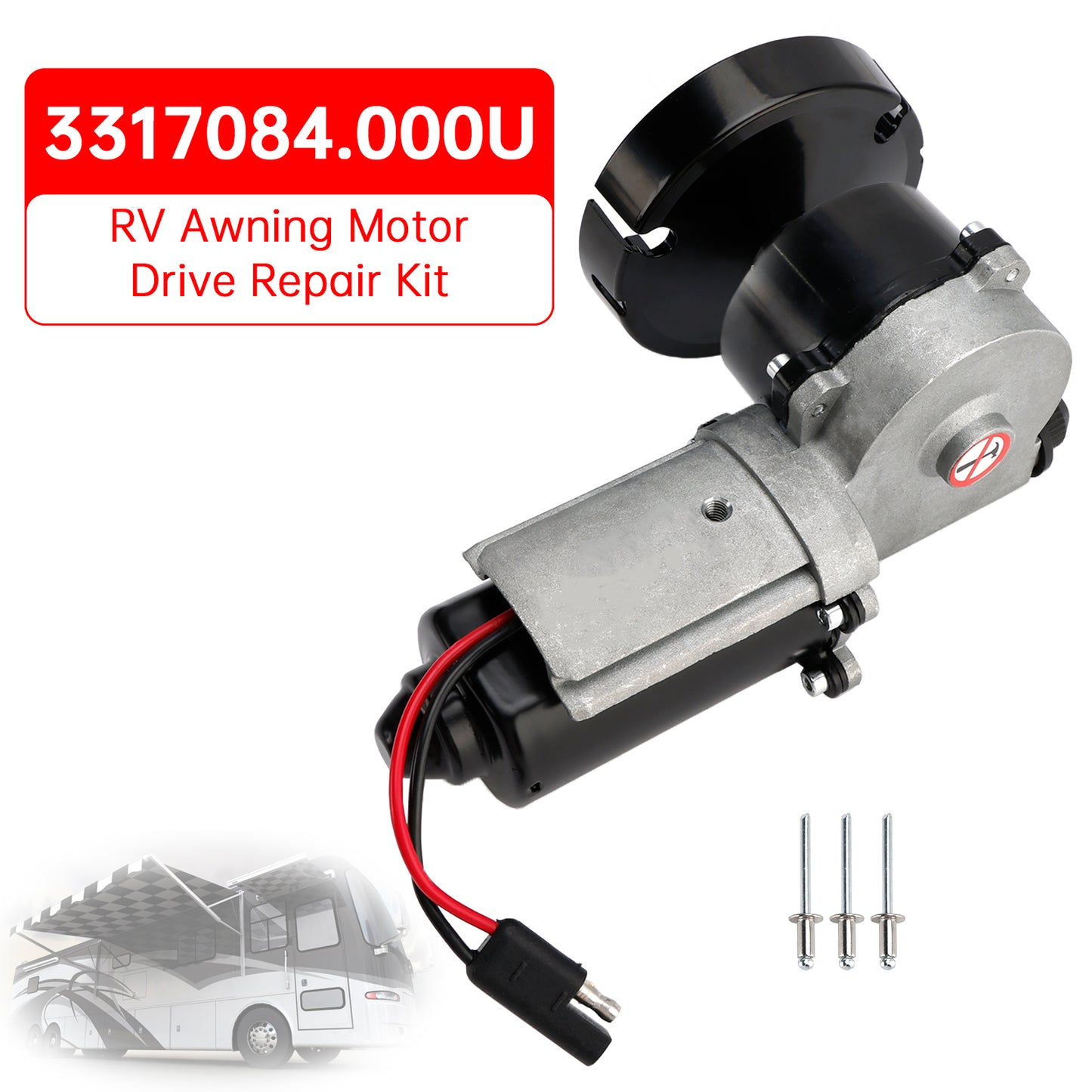 Dometic Awning Arm Hardware Kit 8962001.400U 8962002.400U 8962003.400U 8964012.400U 3317084.000U RV Awning Motor Drive Repair Kit Assembly