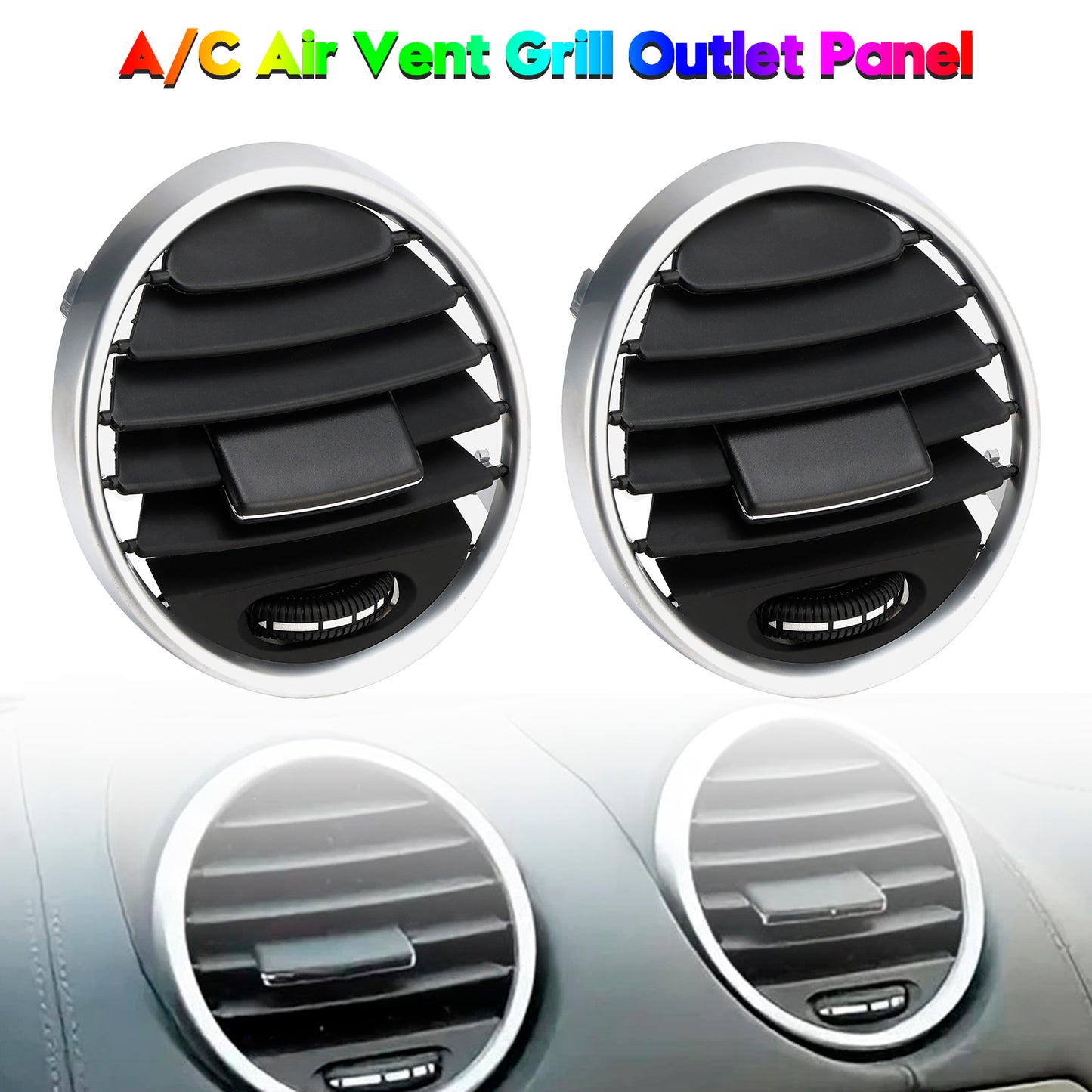 2005-2008 Benz ML 350 Premium Type 06 M272.962 200 7A/MT 1648301954 2Pcs A/C Air Vent Grill Outlet Panel
