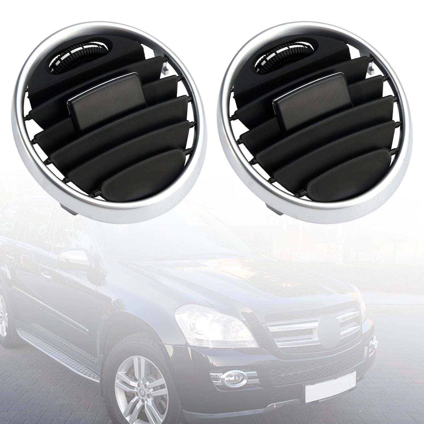 2005-2008 Benz ML 350 Premium Type 06 M272.962 200 7A/MT 1648301954 2Pcs A/C Air Vent Grill Outlet Panel
