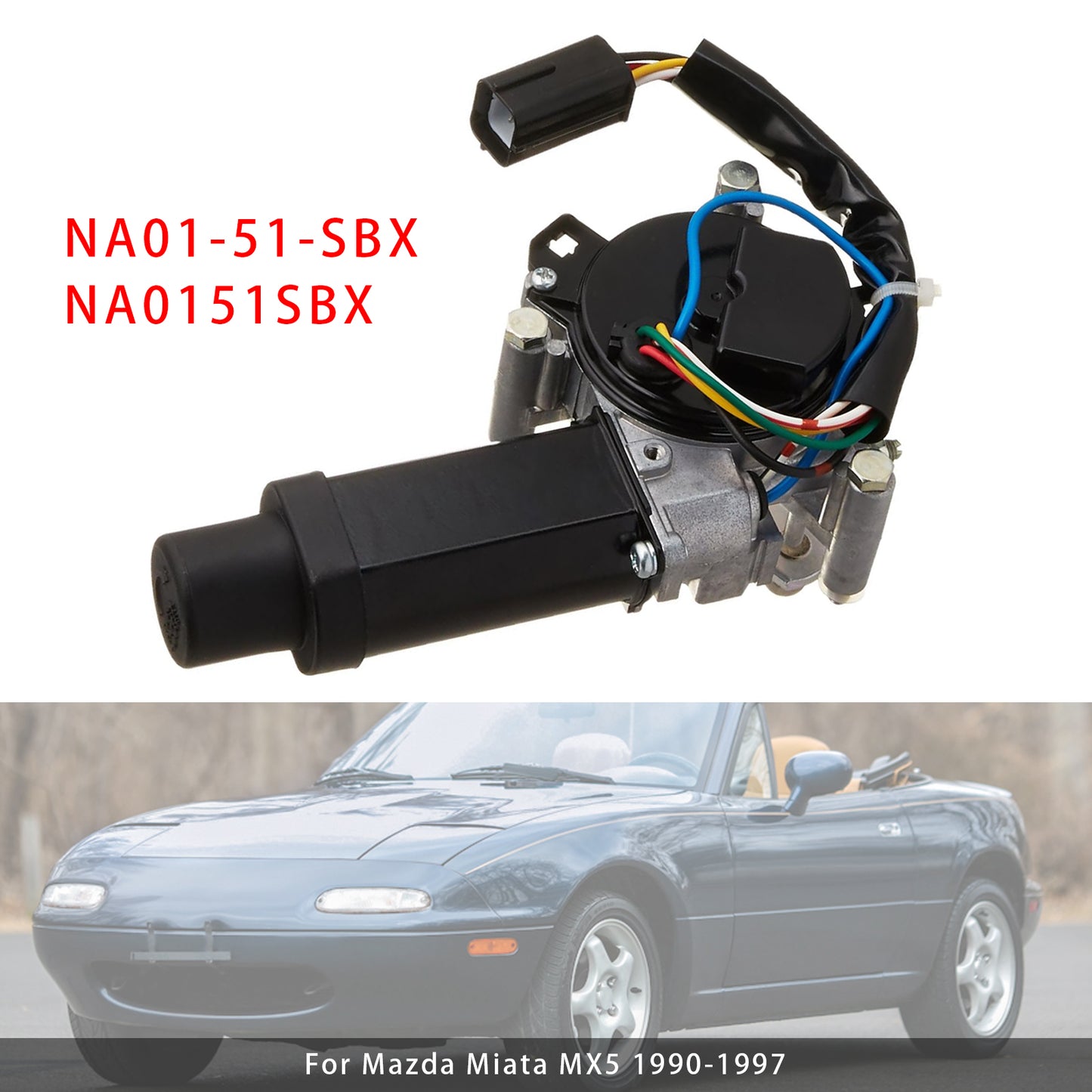1990-1997 Mazda Miata MX5 NA01-51-SBX Left Side Headlight Motor