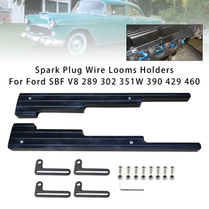 1955-1985 Chevy Small Block Early Style Perimeter Bolt Valve Covers Spark Plug Wire Looms Holders