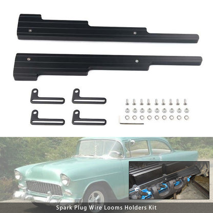 1955-1985 Chevy Small Block Early Style Perimeter Bolt Valve Covers Spark Plug Wire Looms Holders