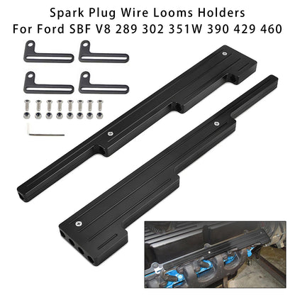 1955-1985 Chevy Small Block Early Style Perimeter Bolt Valve Covers Spark Plug Wire Looms Holders