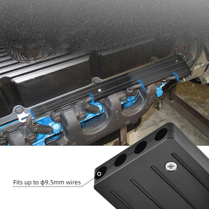 1955-1985 Chevy Small Block Early Style Perimeter Bolt Valve Covers Spark Plug Wire Looms Holders
