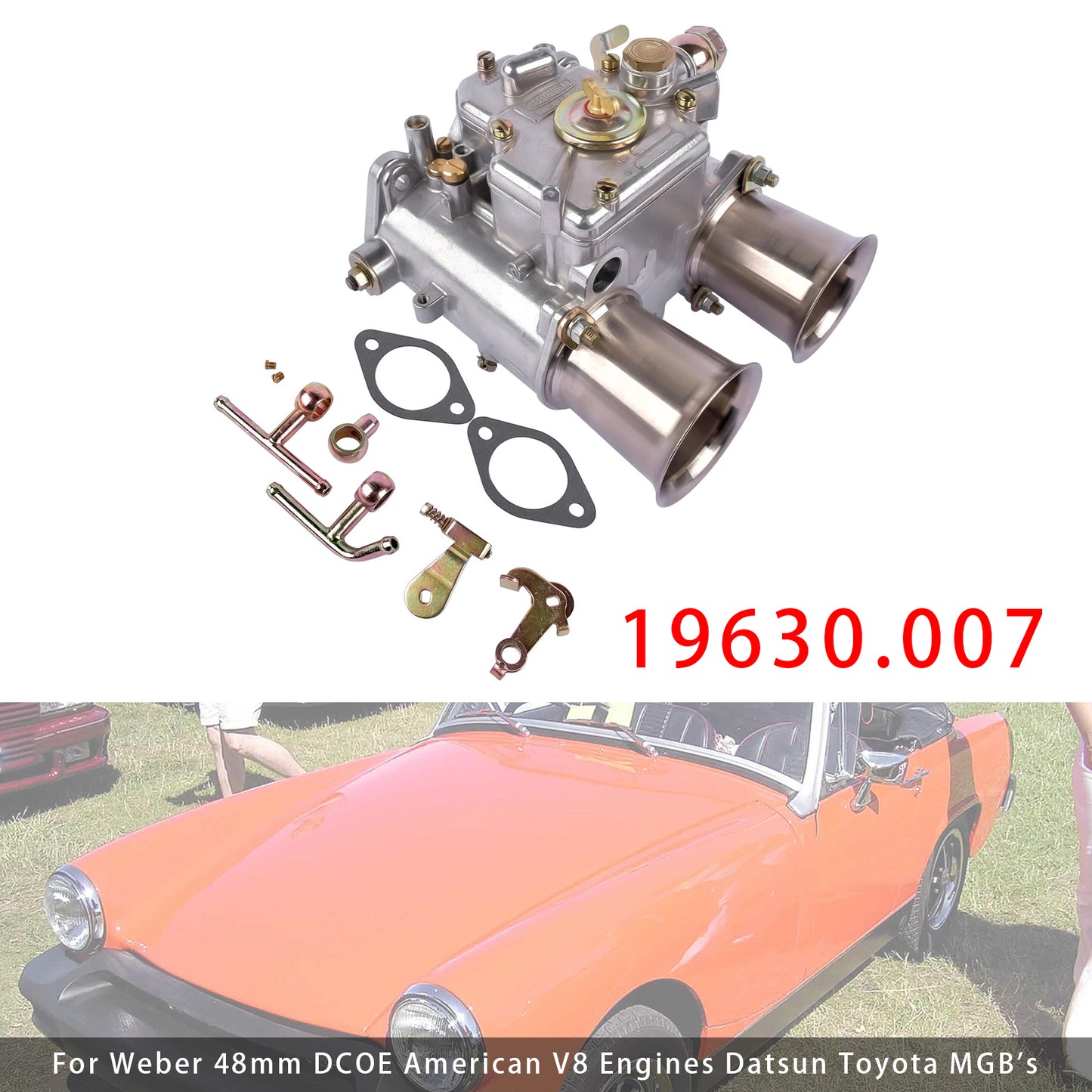 Weber 48mm DCOE 19630.007 Carburetor