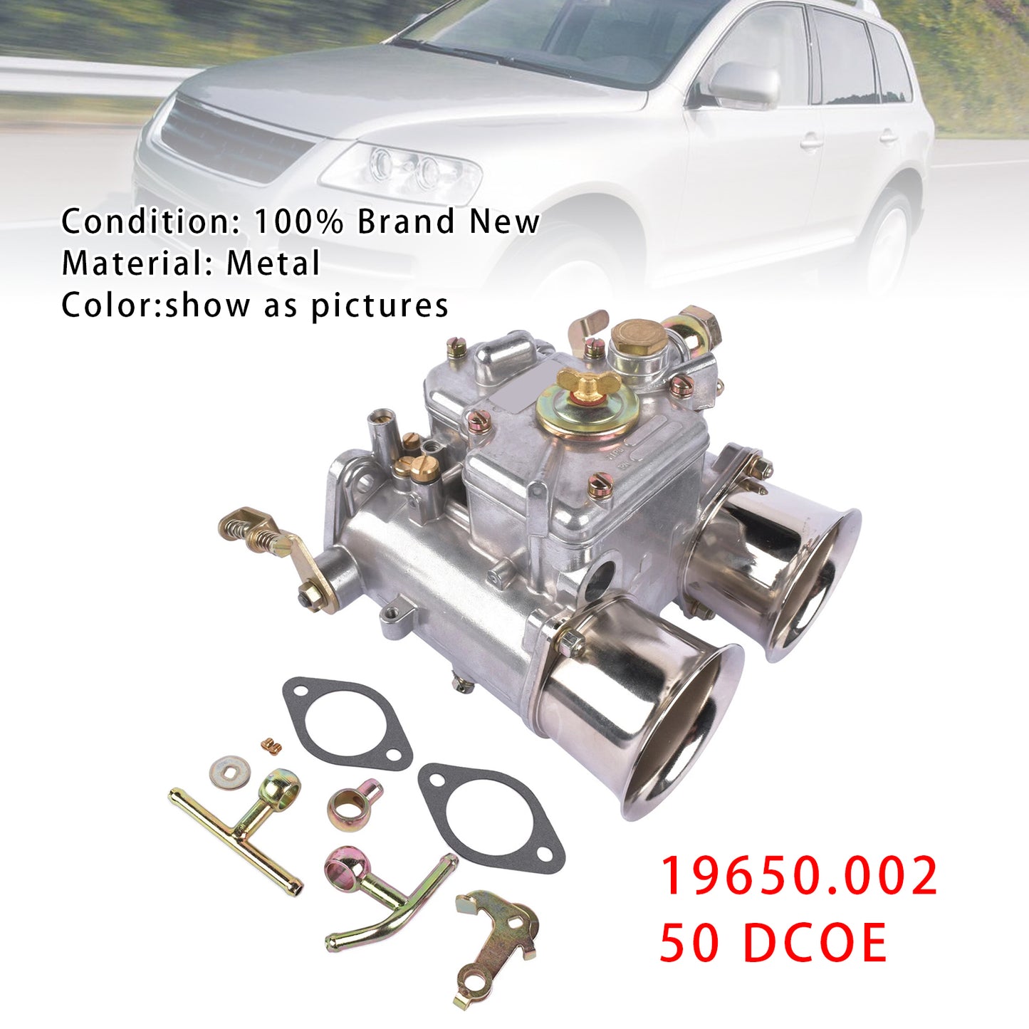 Weber 50 DCOE 50mm twin choke 4 cyl 6 cyl VW V8 engines 19650.002 Carburetor