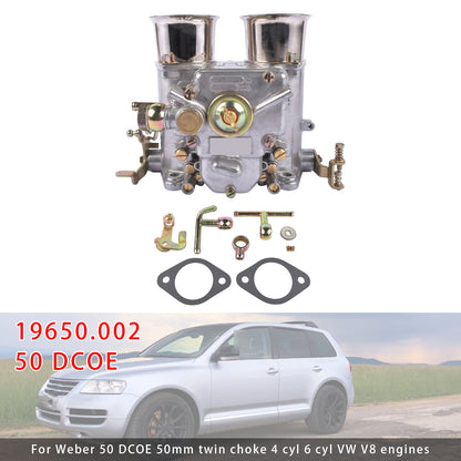 Weber 50 DCOE 50mm twin choke 4 cyl 6 cyl VW V8 engines 19650.002 Carburetor