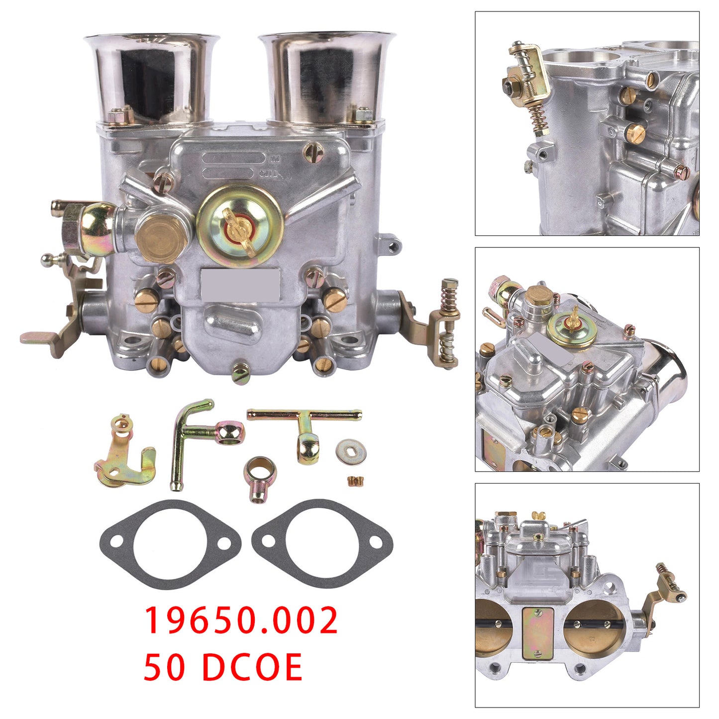 Weber 50 DCOE 50mm twin choke 4 cyl 6 cyl VW V8 engines 19650.002 Carburetor