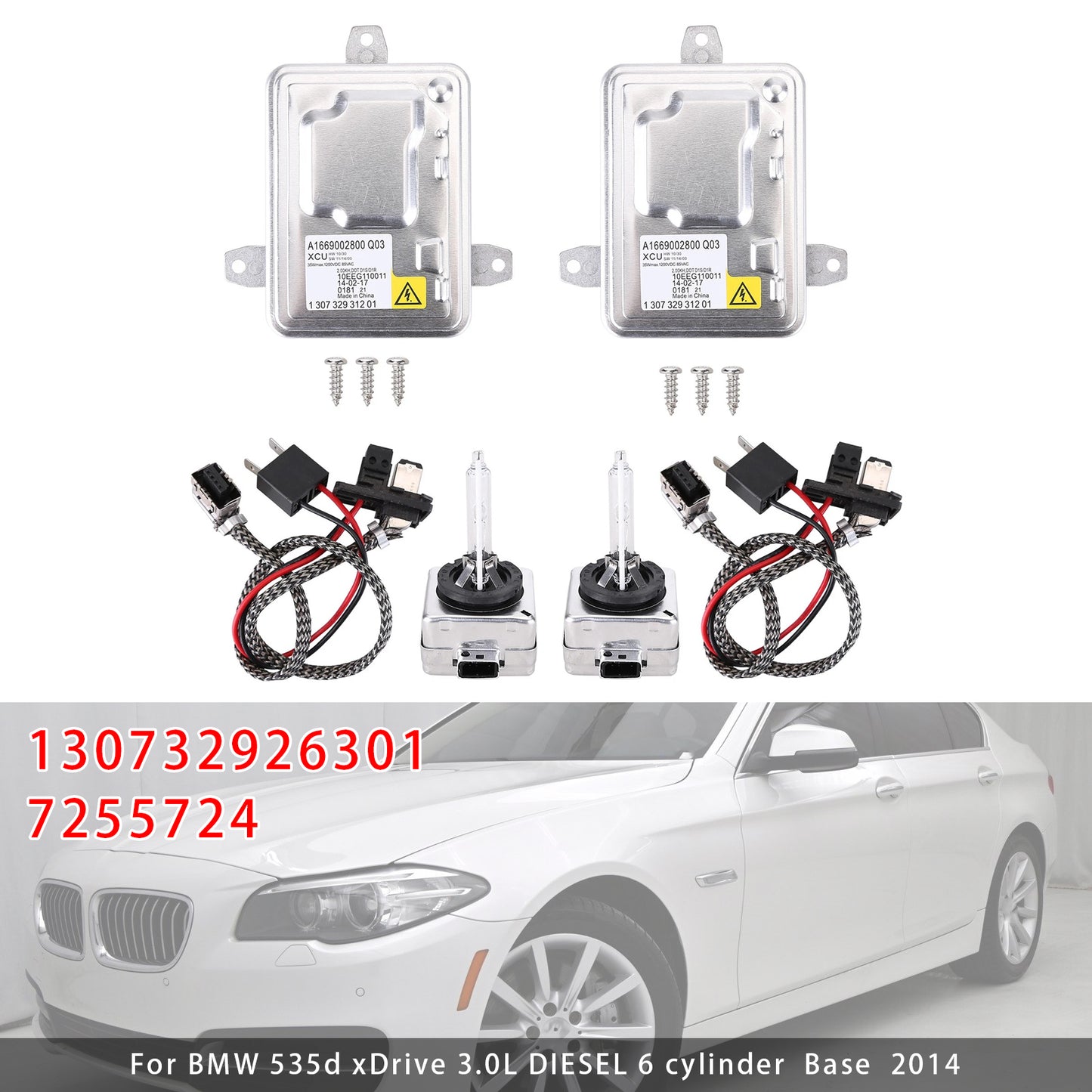 2013-2014 Mercedes-Benz SL63 AMG 130732931715 Xenon HID Headlight Ballast Control Module