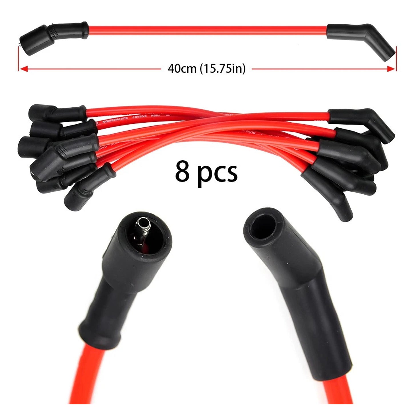 2018-2019 Ford E-350 Super Duty 6.2L V8 HL3E12029BA 8 Ignition Coil+16 Spark Plug+8 Wires