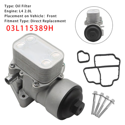 2012-2014 Volkswagen Passat L4 2.0L Turbo 03L115389H New Engine Oil Filter Housing