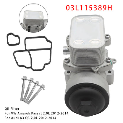 2012-2014 Volkswagen Passat L4 2.0L Turbo 03L115389H New Engine Oil Filter Housing