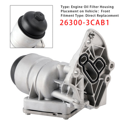 2013-2018 HYUNDAI Santa Fe 26300-3CAB1 Aluminum Engine Oil Filter Housing