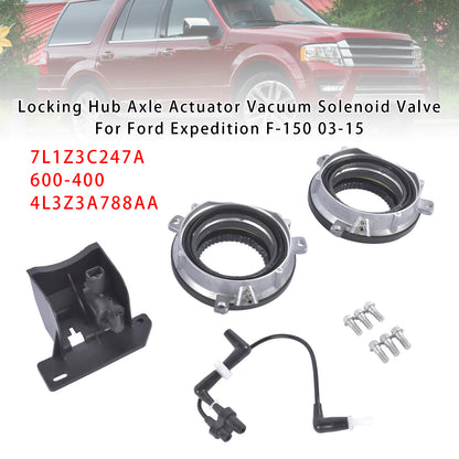 2005-2015 Ford F150 Truck 7L1Z-3C247-A Locking Hub Axle Actuator Vacuum Solenoid Valve