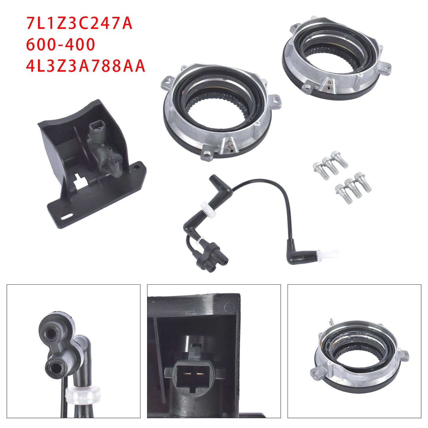 2005-2015 Ford F150 Truck 7L1Z-3C247-A Locking Hub Axle Actuator Vacuum Solenoid Valve