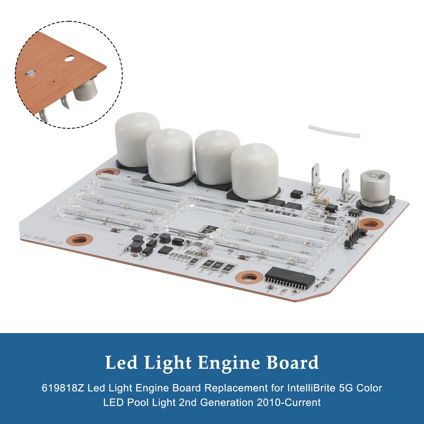 IntelliBrite 5G Color LED Pool Light PCBA 619818Z LED Light Engine Board