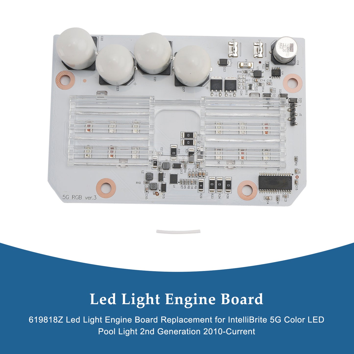 IntelliBrite 5G Color LED Pool Light PCBA 619818Z LED Light Engine Board