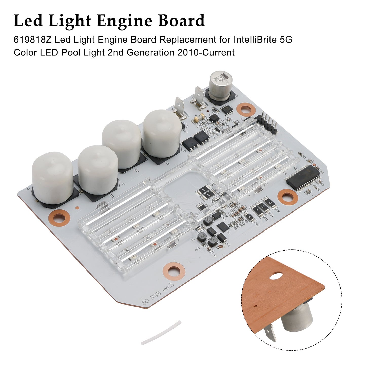 IntelliBrite 5G Color LED Pool Light PCBA 619818Z LED Light Engine Board