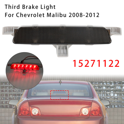 2008-2012 Chevrolet Malibu Black 15271122 Rear High Mount Third Brake Light Lamp