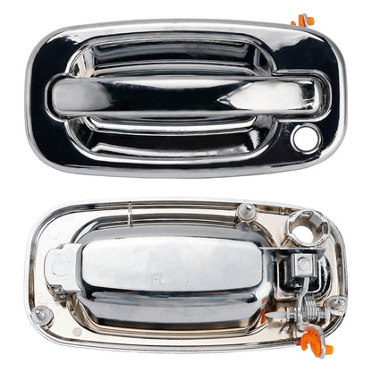 2002-2006 Cadillac Escalade 15745149 4PCs Front Exterior Door Handle Set Chrome