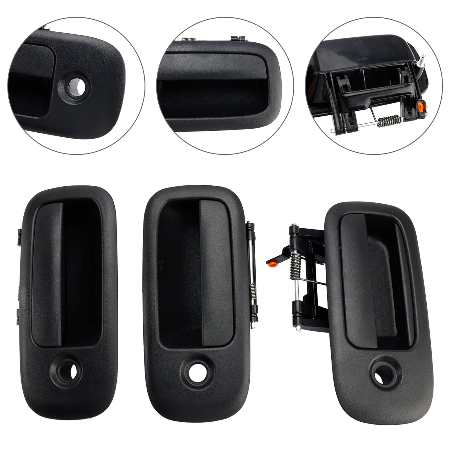 1996-2009 Chevrolet Express 3500 15167641 3PCs Front Exterior Door Handle Set
