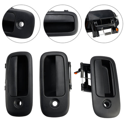 1996-2009 Chevrolet Express 3500 15167641 3PCs Front Exterior Door Handle Set