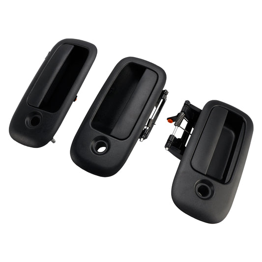 1996-2009 Chevrolet Express 1500 15167641 3PCs Front Exterior Door Handle Set