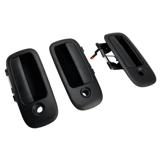 1996-2009 Chevrolet Express 3500 15167641 3PCs Front Exterior Door Handle Set